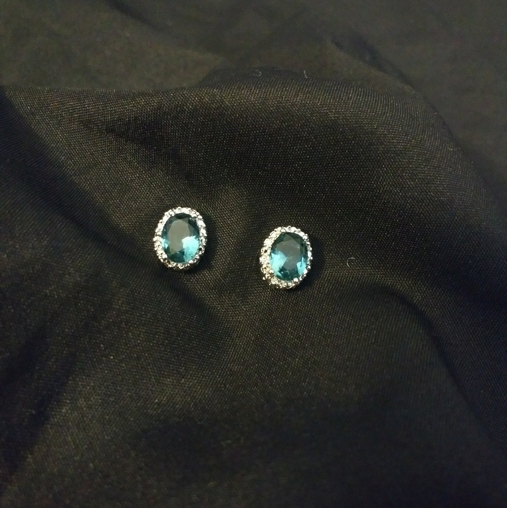 Sterling Silver Aquamarine Earrings